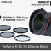 Emolux LENSKLIP Photo Filter Thread to Clip Converter Adaptor for mirrorless and DSLR camera lens
