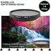 Emolux Digital SLIM HD Variable Fader ND 2-400 Filter for wide angle lens to telephoto up to 300mm