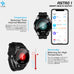 INIXS Astro 1 Smart Health Watch with Voice Call App Notification Thermometer Blood Pressure Sp02 Pedometer Multi Sport Music for IOS and Android