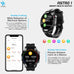 INIXS Astro 1 Smart Health Watch with Voice Call App Notification Thermometer Blood Pressure Sp02 Pedometer Multi Sport Music for IOS and Android