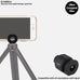 Emora PRO Aluminium Mini Button Smartphone Tripod Adaptor