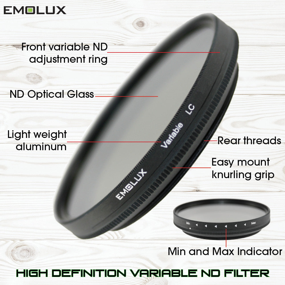 nd filter wide angle lens
