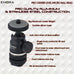 Emora PRO Compact Heavy Duty Aluminium Micro Ball head with hotshoe adaptor and dual ring for Vlog