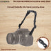 Emora PRO SLIM 2in1 Neoprene Camera Shoulder and Hand Strap with SD card slot for mirrorless (Camo)