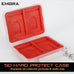 Emora SD Card Hard Shell Protect Case with secure silicon slots and quick release hook