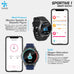 INIXS Sportive 1 Smart Health Watch with Voice Call App Notification Thermometer Blood Pressure Sp02 Pedometer Multi Sport Music for IOS and Android