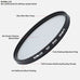 Emolux Digital ULTRA SLIM Circular Polarizer (CPL) Camera Filter for Mirrorless and DSLR lens