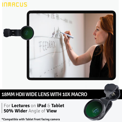[For Video Conferencing] Inmacus Uni 18mm HDII PRO Wide Lens for Desktop Laptop Tablet Smartphone