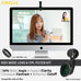 [For iMac MacBook iPad] Inmacus HDII PRO Video Conference Wide Lens with 10x Macro and CPL Kit