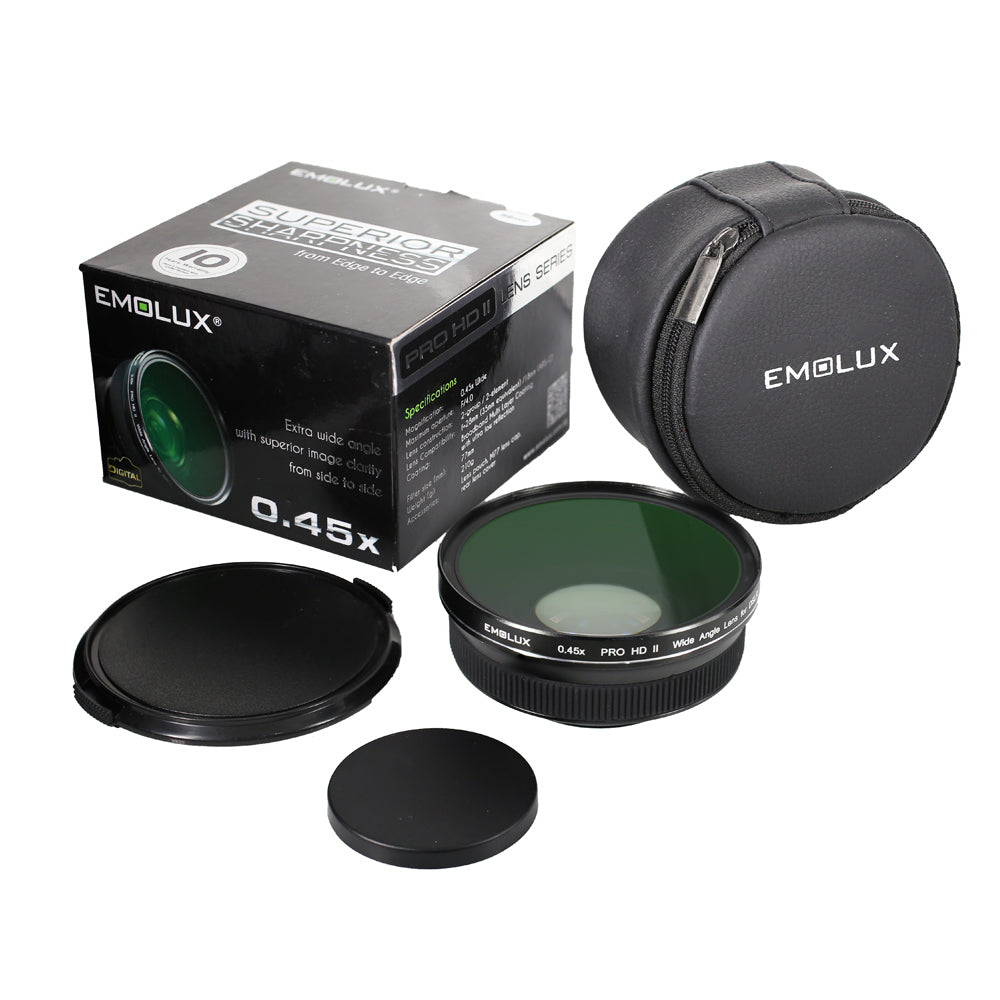 For Canon M] Emolux PRO HDII Scenic 0.45x ULTRA Wide Converter