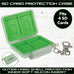 Emora SD Card Hard Shell Protect Case with secure silicon slots and quick release hook